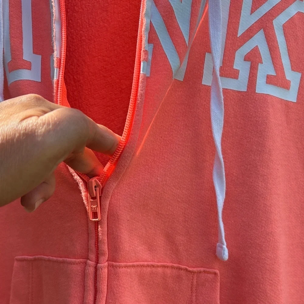 Victoria's Secret Pink Coral Hoodie